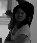 Hitomi in black and white