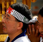 Apparently the shrines are quite heavy, it was a very hot day too