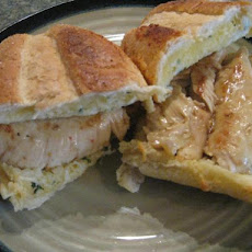 Grilled Chicken Mozzarella Sandwiches