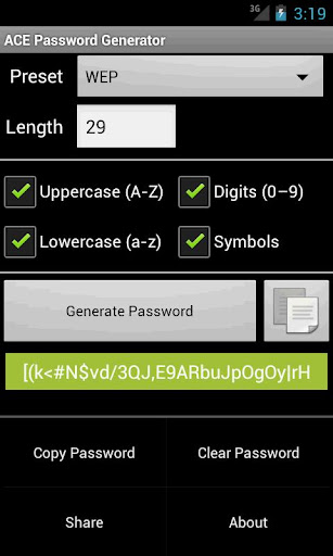 【免費工具App】ACE Password Generator-APP點子