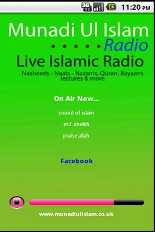 munadi-ul-islam-radio for android screenshot