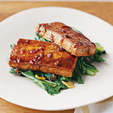 Glazed Tofu with Bok Choy