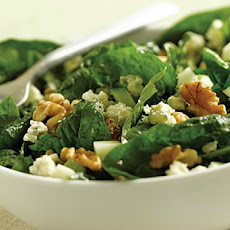 Hearts of Romaine Salad with Apple, Red Onion, and Cider Vinaigrette