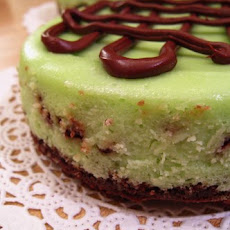 Mint Chocolate Chip Cheesecake