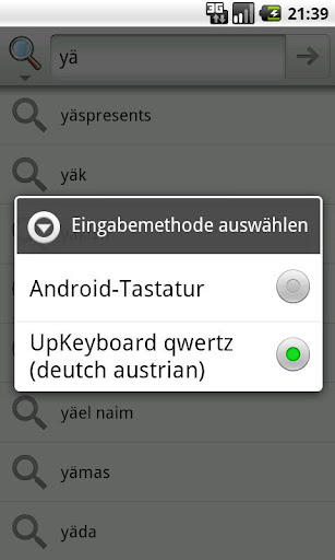 Keyboard Android QWERTZ DE