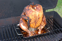 Jacob's Birthday Party &ndash; J.J.'s breaks in his new beer can chicken cooker.  He spends way too much time thinking of ways to incorporate beer into his food.