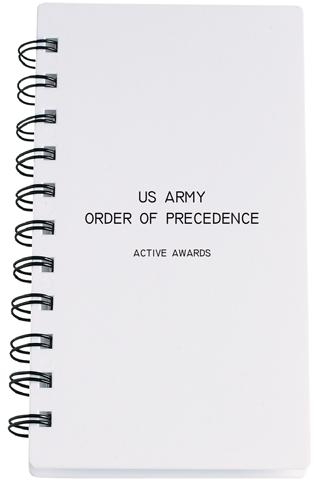 US Army Order Of Precedence