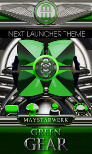 How to mod Next Launcher Theme Green Gear unlimited apk for android