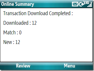 Review your transactions one-by-one or simply accept them all