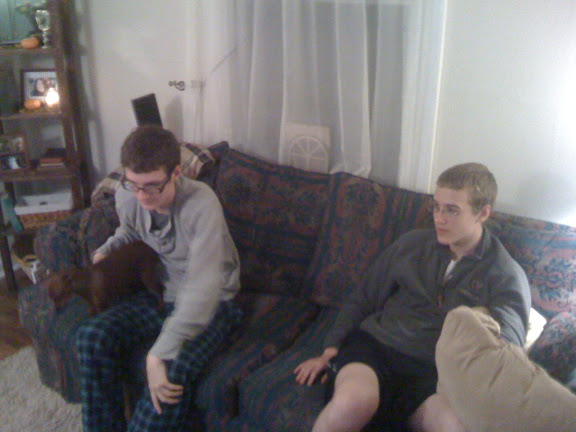 Josh & Justin in the Oompa Loompa House