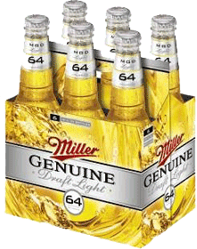 mgd 64 six pack miller genuine draft light