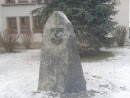 Stein mit Wappen Breitenbach