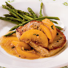 Pork Chops with Bourbon-Peach Sauce
