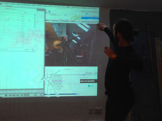<p>
	Setting up skeleton tracking with kinect camera</p>
