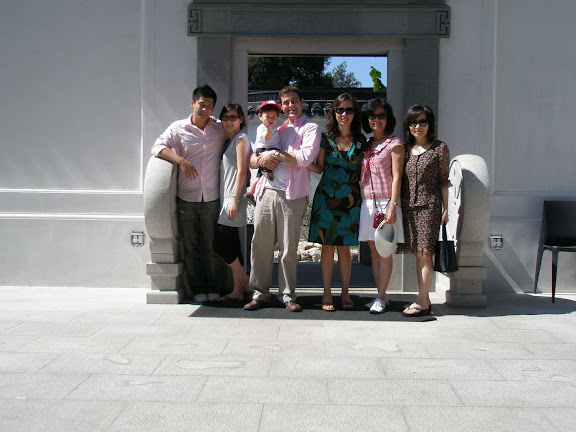 all of us outside the walls of the china garden.