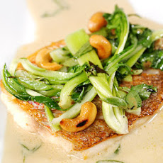 Red Snapper with Baby Bok Choy
