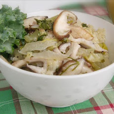 Quinoa With Leeks and Shiitake Mushrooms