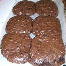 Fudgy Chocolate-Walnut Cookies