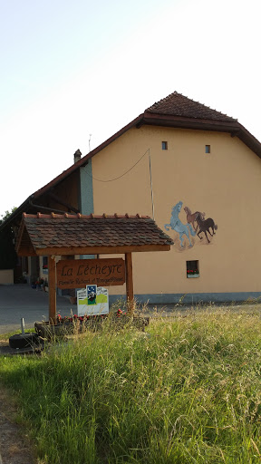 La Lécheyre mit Pferde Wandkunst