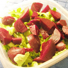 Roasted Beet and Arugula Salad