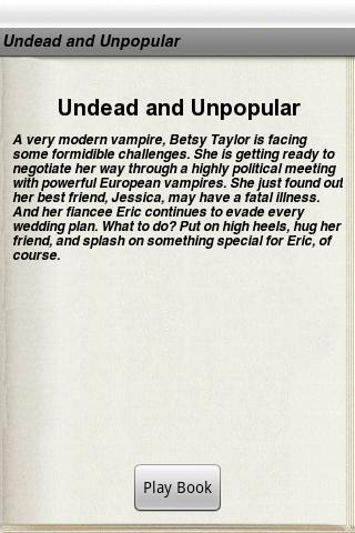 Undead and Unpopular