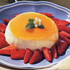 Buttermilk Panna Cotta with Sweetened Strawberries