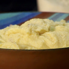 Polenta with Peas and Pancetta
