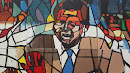 Nelson Mandela Fractured Art Mural