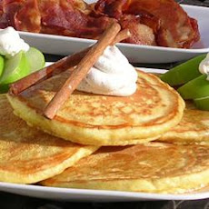 Pumpkin Pancakes with Nutmeg Whipped Cream