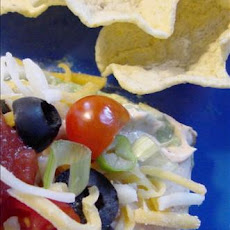Aztec Pyramid Avocado Dip