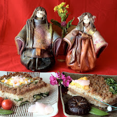 Brown Rice Sushi w/ Braised Tuna & Clams for Girl's Day