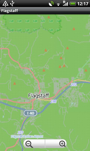 Flagstaff AZ Street Map