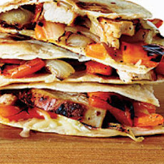 Grilled Chicken and Vegetable Quesadillas