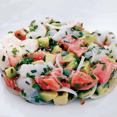 Lobster Salad with Green Beans, Apple, and Avocado