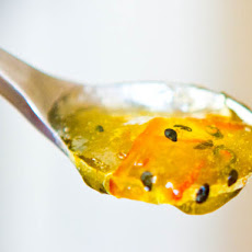 Halloween Orange Marmalade with Black Sesame Seeds