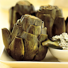 Grilled Artichokes with Artichoke-Mint Dip