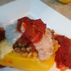 Stuffed Peppers With Couscous or Harvest Grain Blend