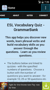 How to install ESL Vocab Quiz - GrammarBank 1.2 unlimited apk for pc