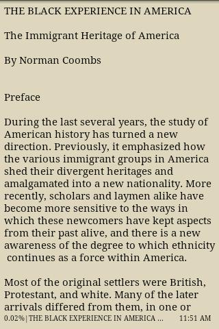 The Black Experience in Americ