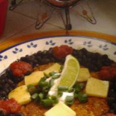 Fiesta Corn Cake with Black Beans & Lime