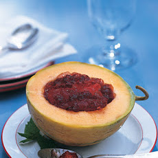 Charentais Melons with Cassis Gelee