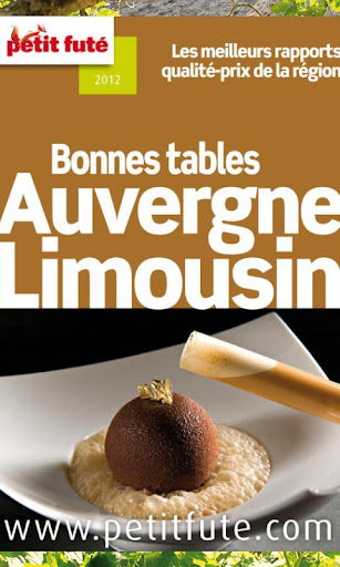 Bonnes tables d'Auvergne 2012