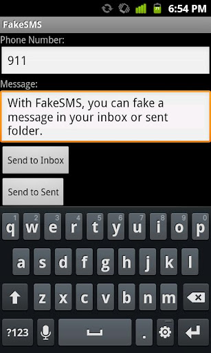 FakeSMS