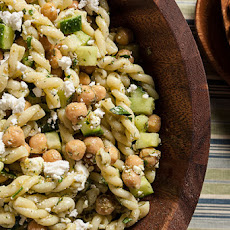 Dill, Chickpea, and Feta Pasta Salad Recipe