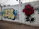 Mural Rosa Roja