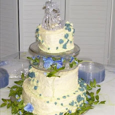 White Chocolate Wedding Cake