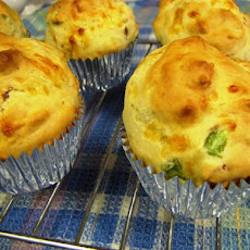 Ham and Cheese Buttermilk Muffins