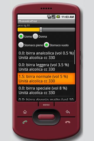 PhoneAlcolTest 1.6