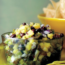 Pineapple and Black Bean Salsa