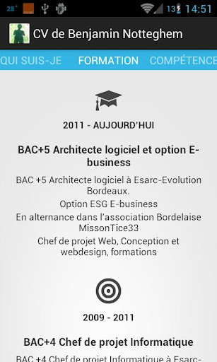 【免費通訊App】CV de Benjamin Notteghem-APP點子